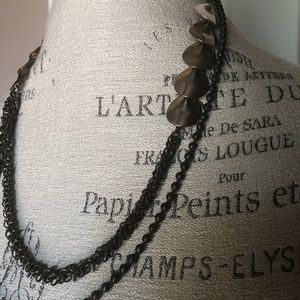 Orner Multi Metal Chain Anthro Necklace